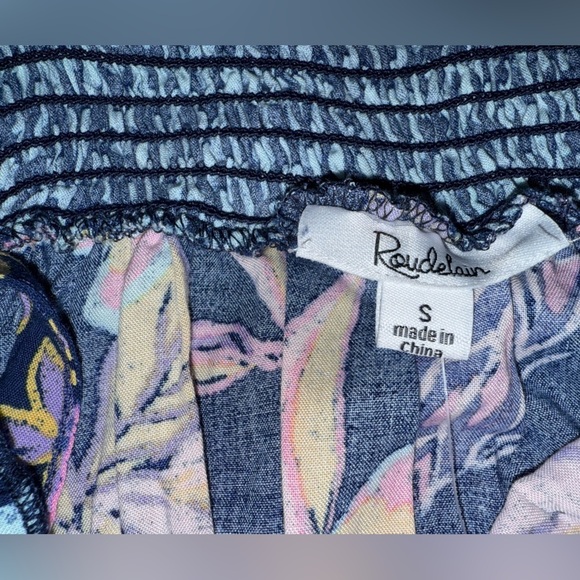 Roudelain blue floral  NWT - Picture 3 of 13